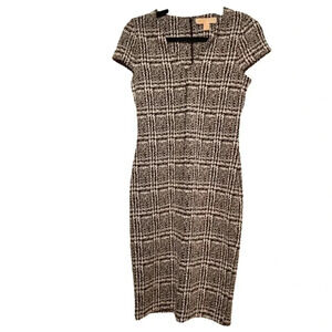 Michael Kors Black & White Textured• XS • Chic Power Mini • NWT